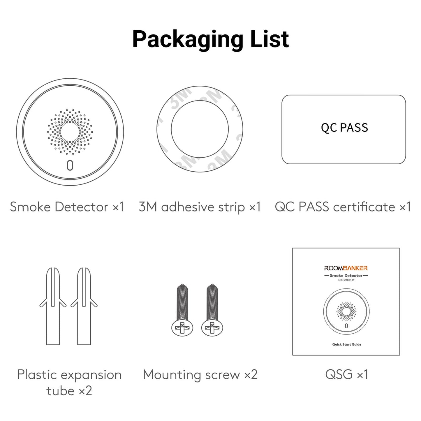 RoomBanker Smoke Detector SM100