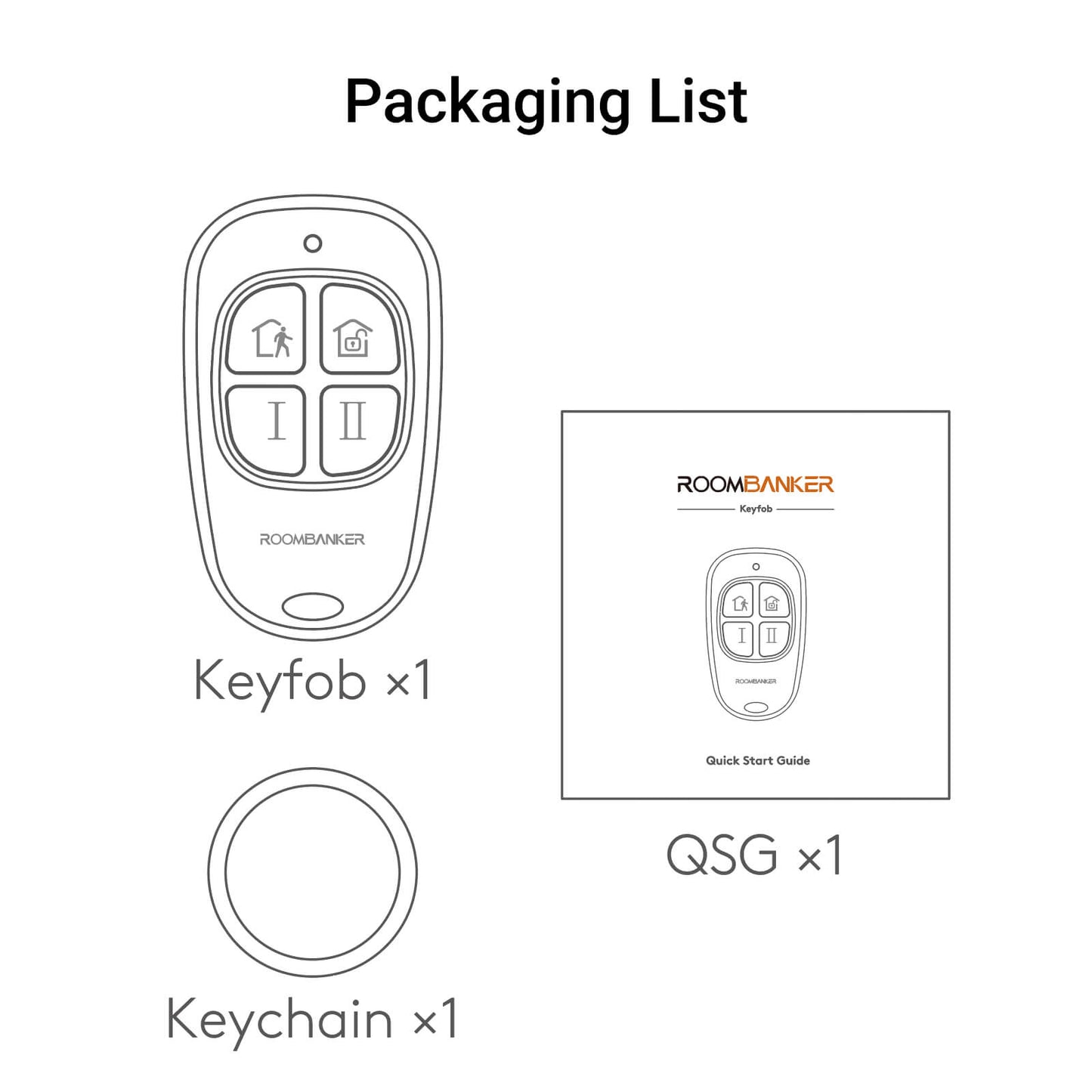 RoomBanker Keyfob KF1