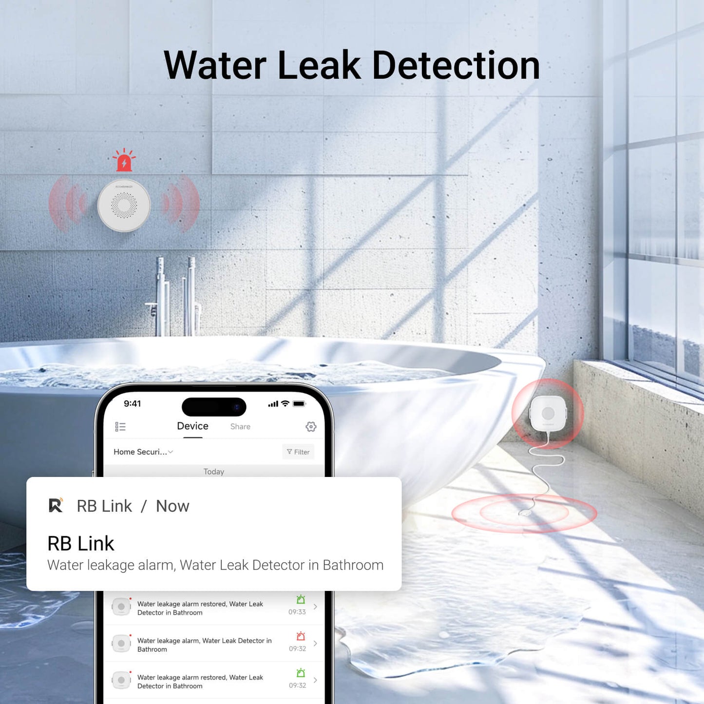 RoomBanker Water Leak Detector WL1